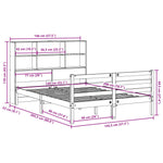 ZNTS Bookcase Bed without Mattress 140x200 cm Solid Wood Pine 3321899