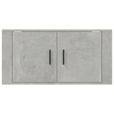 Wall Mounted TV Cabinet Concrete Grey 80x34.5x40 cm 816628