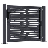 Garden Gate Anthracite 100x100 cm Steel Square Design 153191