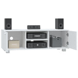 TV Cabinet White 120x40.5x35 cm Engineered Wood 342615