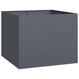 Planter Anthracite 100x100x80 cm Steel 860824
