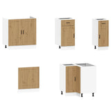 11 Piece Kitchen Cabinet Set Porto Artisan Oak Engineered Wood 3314970