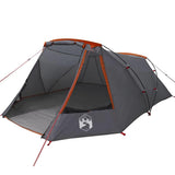 Tunnel Tent 3-Person Grey and Orange 328 x 228 x 115 cm 42004052