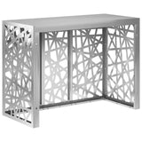 Air Conditioner Cover Silver 110 x 50 x 80 cm Galvanised Steel 8014169