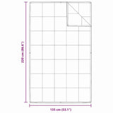 2-in-1 Duvet White 135 x 220 cm Down 42007668