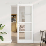 Sliding Door Manual ORKDAL White 86 x 211 cm Wood and metal 3332062