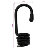 Bungee Cords with Hooks 8 mm Black PP and Rubber 42047662