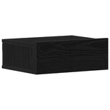 Floating Nightstands 2 pcs Black Oak 40x32x15 cm Engineered Wood 862417