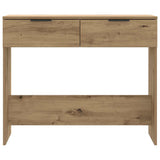 Console Table Artisan Oak 90x36x75 cm Engineered Wood 856946