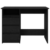 Desk Black 102x50x75 cm Engineered Wood 860464
