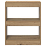 Book Cabinet Artisan Oak 60 x 30 x 72 cm Engineered Wood 880457