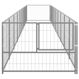 Dog Kennel Silver 9 m Steel 3082107