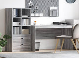 Desk with Drawer 2 pcs Grey Sonoma 3337374