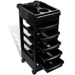 Hair Salon Plastic Trolley with Wheels 110104