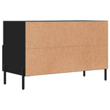 TV Cabinet Black 80x36x50 cm Engineered Wood 828981
