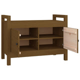 Hall Bench Honey Brown 80x40x60 cm Solid Wood Pine 821782