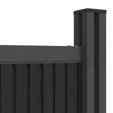 Fence Panel Grey 353x186 cm WPC 3282790