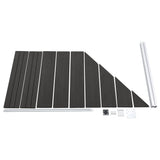 Fence Panel WPC 95x cm Grey 49071