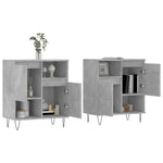 Sideboards 2 pcs Concrete Grey Engineered Wood 3190129