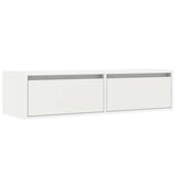 TV Cabinet with LED Lights White 100X35.5x25 cm 860238