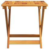 Folding Garden Table 50x50x50 cm Solid Wood Acacia 364893