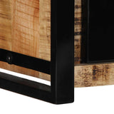 TV Cabinet 80x30x35 cm Solid Rough Wood Mango 4013591