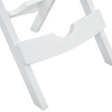 3 Piece Garden Dining Set White Polypropylene 3120463