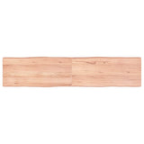 Table Top Light Brown 180x40xcm Treated Solid Wood Live Edge 363975