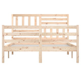 Bed Frame without Mattress Solid Wood 140x200 cm 3101088
