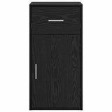 Sideboard with Drawer Black Oak 38 x 34 x 75 cm 869547