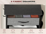 Wood Storage Chest of Drawers 11277359