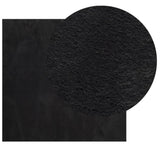 Rug HUARTE Short Pile Soft and Washable Black 200x200 cm 375118