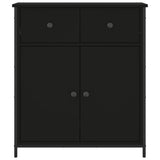 Sideboard Black 70x30x80 cm Engineered Wood 835524