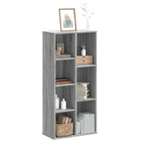 Bookcase Grey Sonoma 50x25x105 cm Engineered Wood 852794
