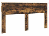 Bed Frame with Drawer Smoked Oak 140 x 190 cm Engineered Wood 3409983