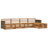 Outdoor Sofa Set 5 pcs Natural Solid Acacia Wood 3383227