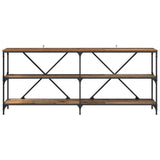 Console Table Old Wood 180 x 30 x 75 cm Engineered Wood 881905