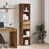 Book Cabinet Old Wood 36x30x171 cm Engineered Wood 856046