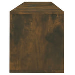 TV Cabinet Smoked Oak 120x30x40.5 cm Engineered Wood 813050