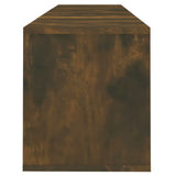 TV Cabinet Smoked Oak 120x30x40.5 cm Engineered Wood 813050