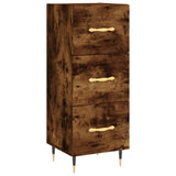 Sideboard Smoked Oak 34.5x34x90 cm Engineered Wood 828585