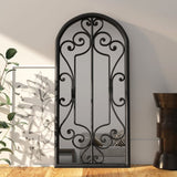 ZNTS Mirror Black 100x45 cm Iron for Indoor Use 3093544