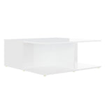 Coffee Table White 80x80x31 cm Engineered Wood 806876