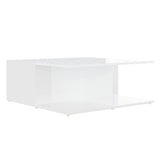 Coffee Table White 80x80x31 cm Engineered Wood 806876