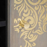 Coffee Table Grey 80 x 50 x 40 cm Solid Mango Wood 4018776