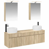 Bathroom Cabinet Set 5 pcs Sonoma Oak Engineered Wood 3406633