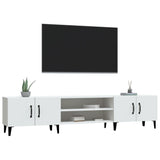 TV Cabinet White 180x31.5x40 cm Engineered Wood 816264