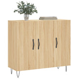 ZNTS Sideboard Sonoma Oak 90x34x80 cm Engineered Wood 828103