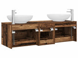 Bathroom Furniture Set 3 pcs Old Wood 49.5 x 44.5 x 65 cm 3405913