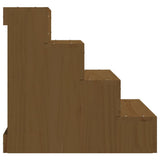 Pet Stair Honey Brown 40x49x47 cm Solid Wood Pine 822469